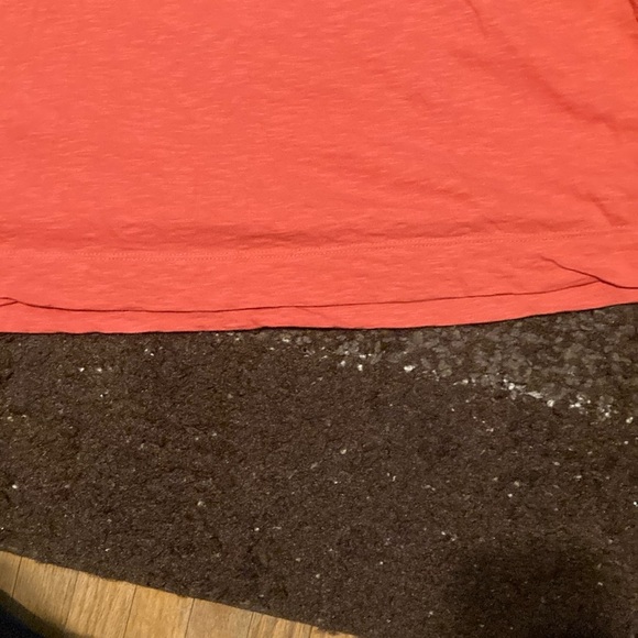 Motherhood Maternity Orange 3/4 Length Sleeve Relaxed Fit Shirt - Picture 5 of 11